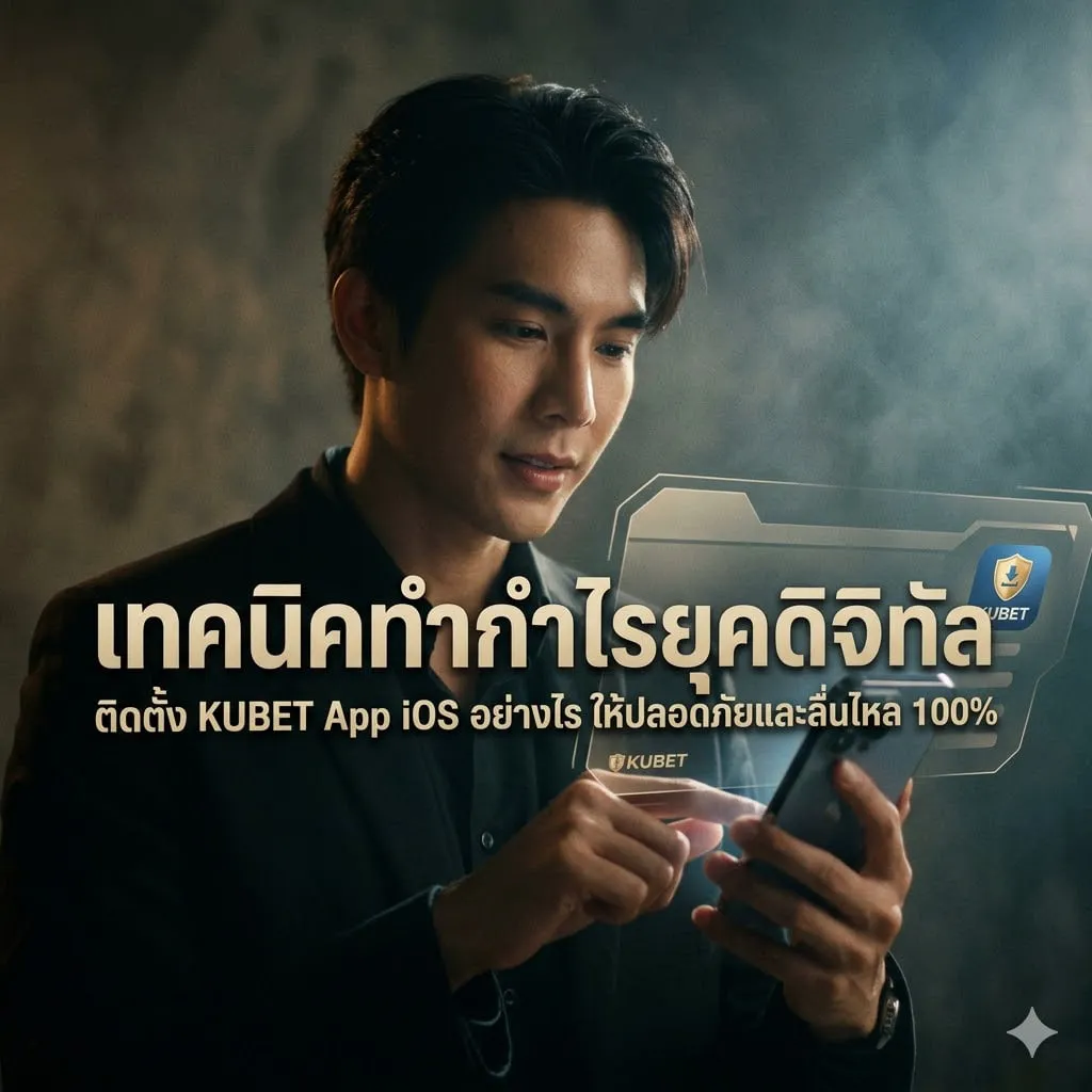 เทคนิคทำกำไรยุคดิจิทัล: ติดตั้ง KUBET App iOS อย่างไรให้ปลอดภัยและลื่นไหล 100%