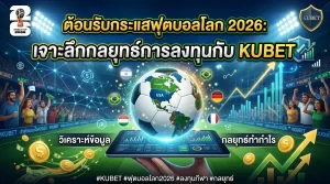ต้อนรับกระแสฟุตบอลโลก 2026: เจาะลึกกลยุทธ์การลงทุนกับ KUBET
