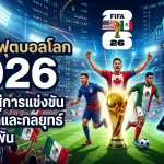 เจาะลึกฟุตบอลโลก 2026: เส้นทางสู่การแข่งขันระดับโลกและกลยุทธ์การเดิมพัน