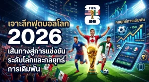 เจาะลึกฟุตบอลโลก 2026: เส้นทางสู่การแข่งขันระดับโลกและกลยุทธ์การเดิมพัน